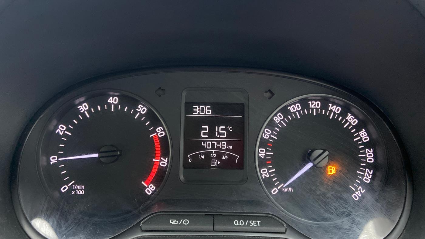 2020 Skoda Rapid ACTIVE 1.0 TSI, Petrol, Manual, 40,819 km, Odometer Image