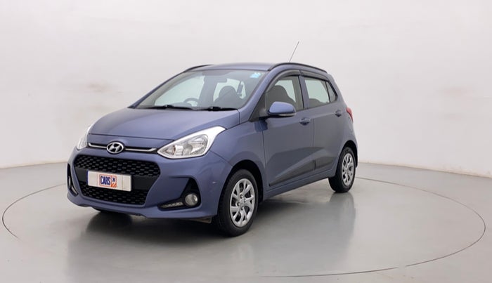 2017 Hyundai Grand i10 SPORTZ (O) 1.2 KAPPA VTVT, Petrol, Manual, 36,928 km, Left Front Diagonal