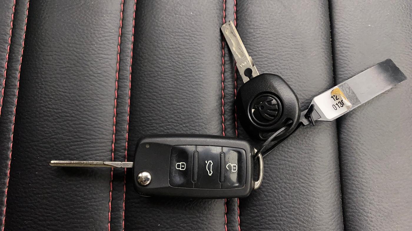 2019 Skoda Rapid AMBITION 1.5 TDI, Diesel, Manual, 52,579 km, Key Close Up