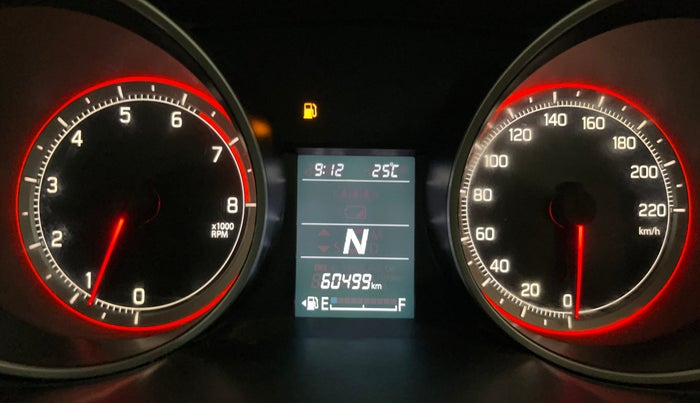 2018 Maruti Swift VXI AMT, Petrol, Automatic, 60,491 km, Odometer Image