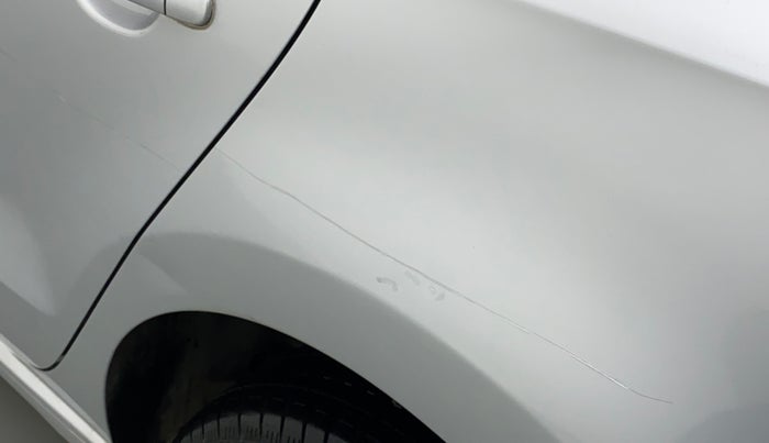 2010 Volkswagen Vento HIGHLINE PETROL AT, Petrol, Automatic, 64,623 km, Left quarter panel - Minor scratches