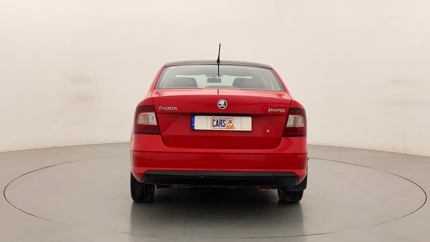 2017 Skoda Rapid AMBITION 1.6 MPI MT, Petrol, Manual, 1,01,424 km, Back/Rear