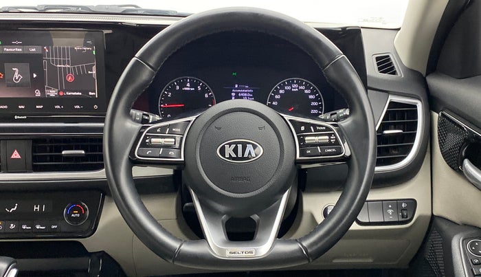 2019 KIA SELTOS HTX AT PETROL, Petrol, Automatic, 17,617 km, Steering Wheel Close Up