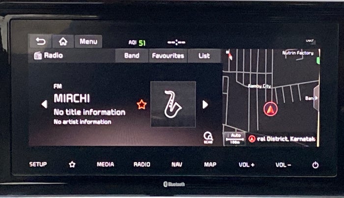 2019 KIA SELTOS HTX AT PETROL, Petrol, Automatic, 17,617 km, Infotainment System