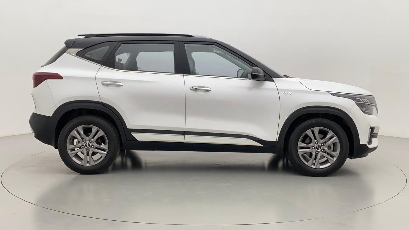 2019 KIA SELTOS HTX AT PETROL, Petrol, Automatic, 17,617 km, Right Side View