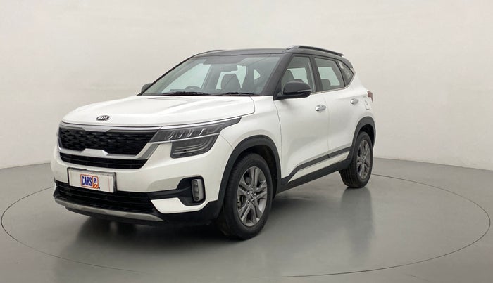 2019 KIA SELTOS HTX AT PETROL, Petrol, Automatic, 17,617 km, Left Front Diagonal