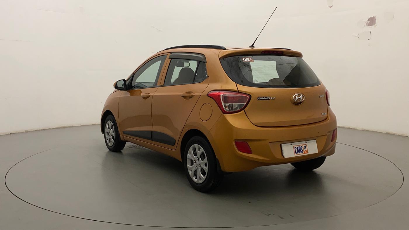2016 Hyundai Grand i10 SPORTZ 1.2 KAPPA VTVT, CNG, Manual, 73,995 km, Left Back Diagonal