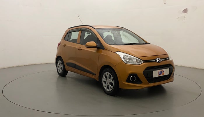 2016 Hyundai Grand i10 SPORTZ 1.2 KAPPA VTVT, CNG, Manual, 73,995 km, Right Front Diagonal