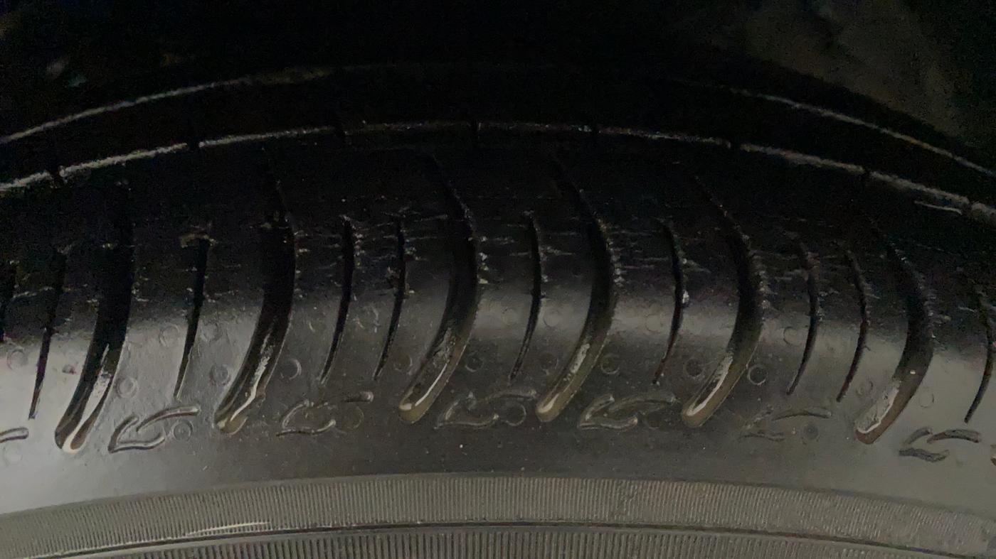 2014 Hyundai Xcent S 1.2, Petrol, Manual, 55,448 km, Left Rear Tyre Tread