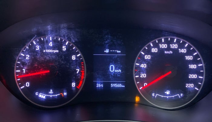 2018 Hyundai Elite i20 ASTA 1.2 (O), Petrol, Manual, 60,262 km, Odometer Image