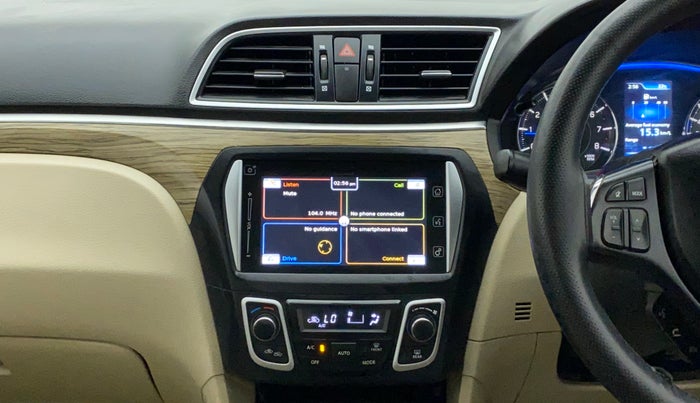 2019 Maruti Ciaz ALPHA  AT 1.5 SHVS PETROL, Petrol, Automatic, 45,144 km, Air Conditioner