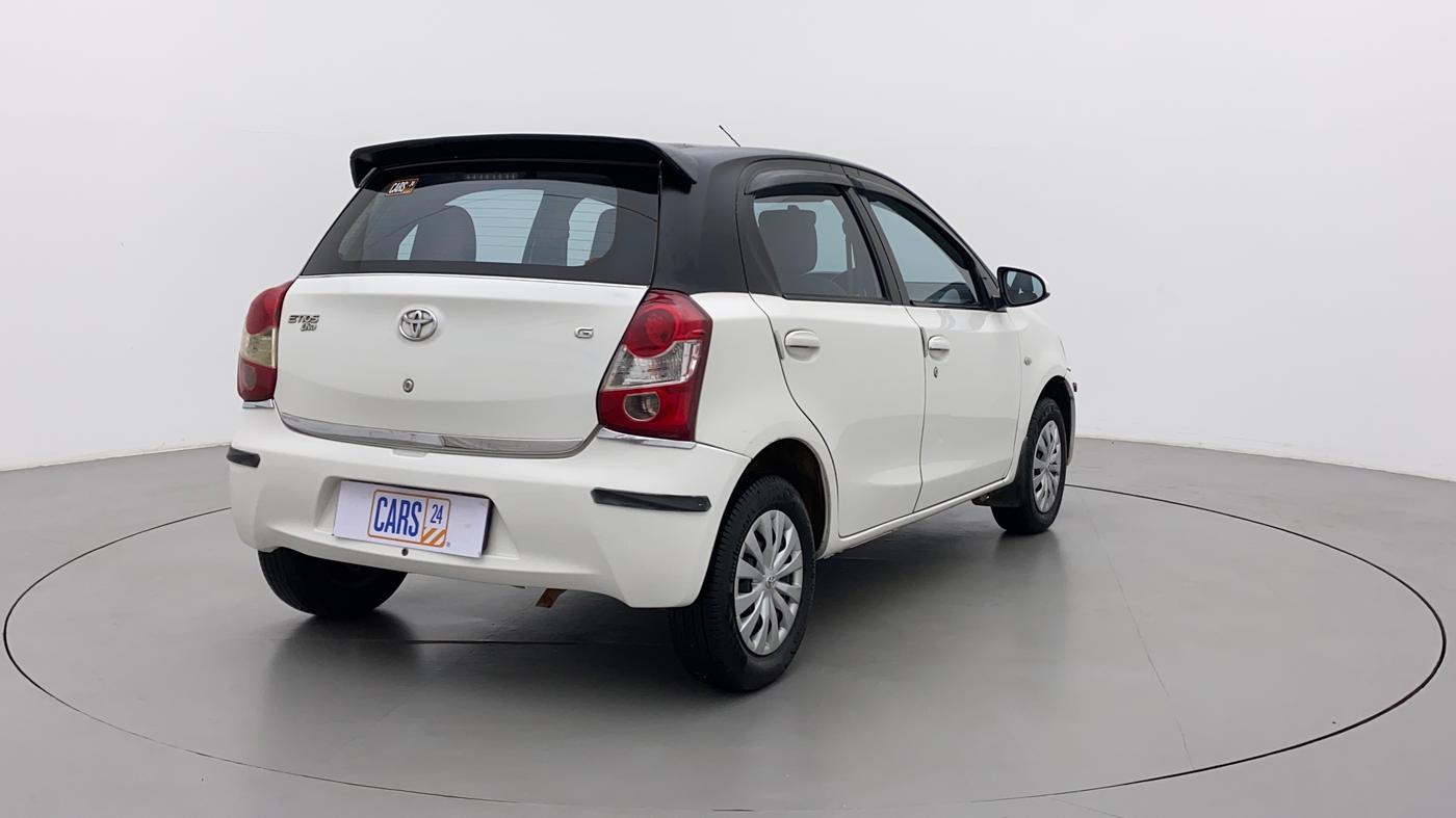 2015 Toyota Etios Liva G, Petrol, Manual, 88,127 km, Right Back Diagonal