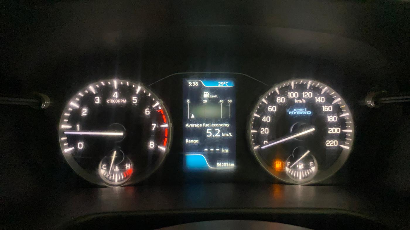 2024 Maruti BREZZA ZXI SMART HYBRID , Petrol, Manual, 56,225 km, Odometer Image