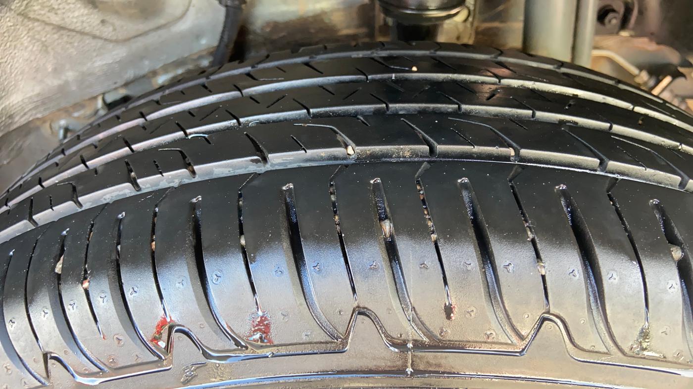 2025 Tata Curvv Pure Plus 1.2 Petrol 7DCA, Petrol, Automatic, 12,511 km, Left Rear Tyre Tread