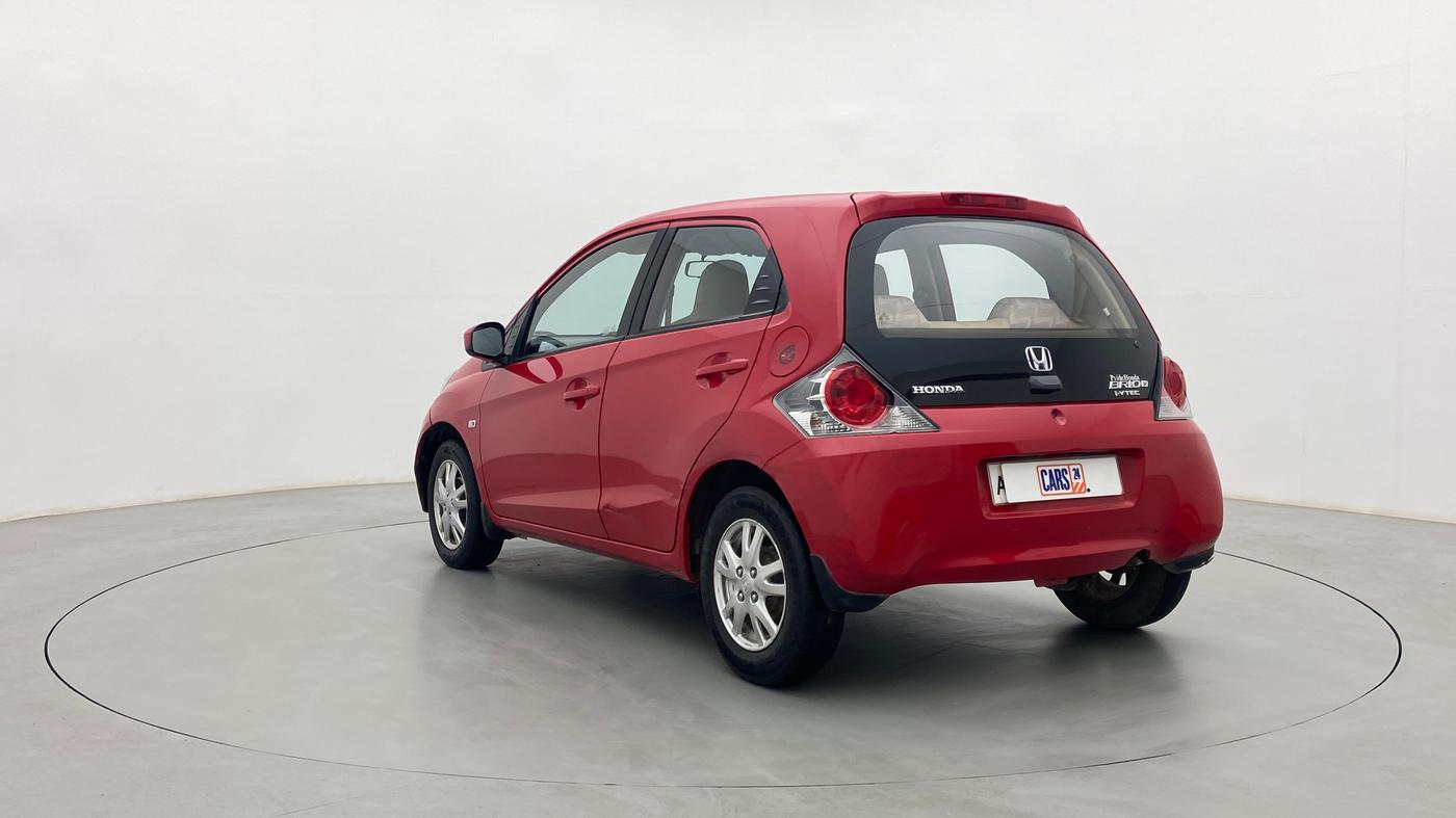 2013 Honda Brio V MT, Petrol, Manual, 60,993 km, Left Back Diagonal