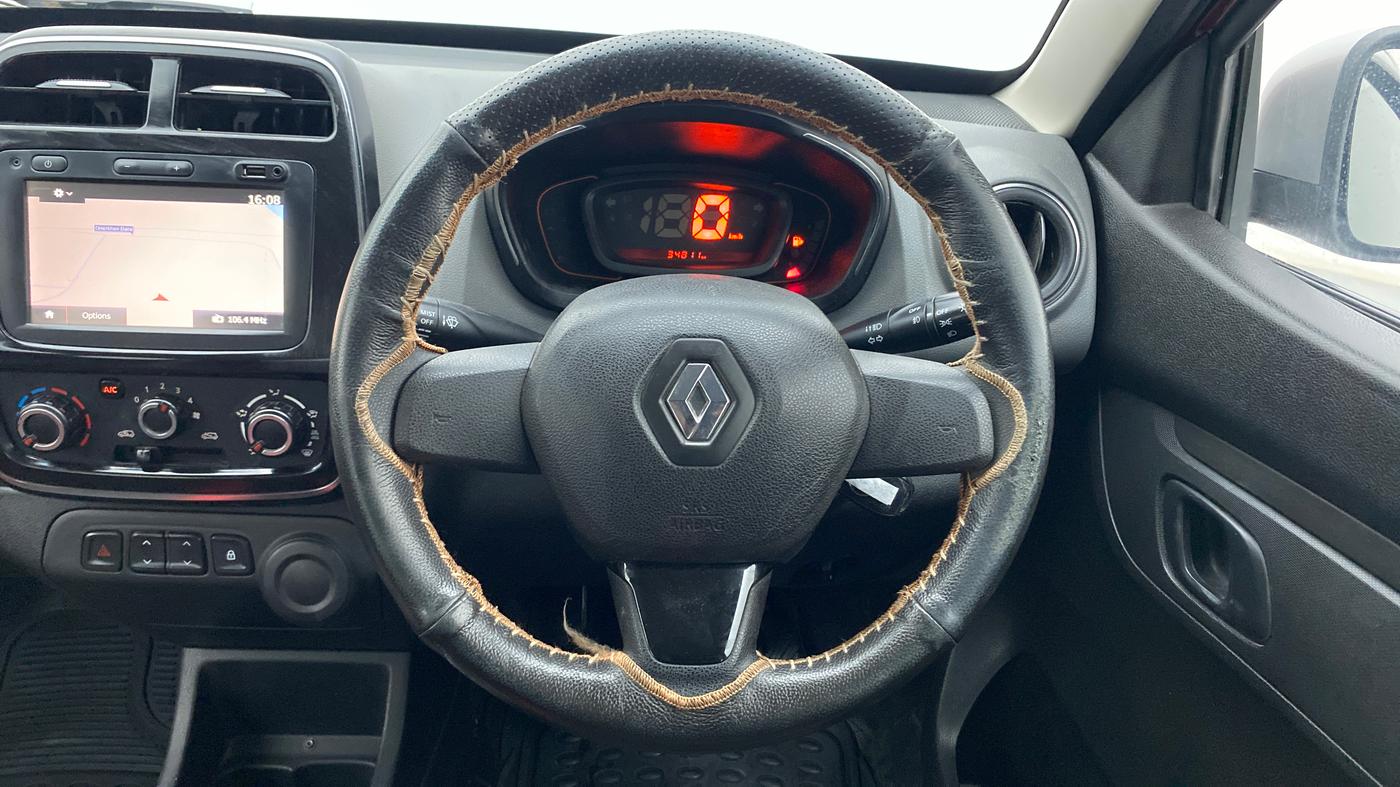 2018 Renault Kwid RXT 1.0 (O), Petrol, Manual, 34,810 km, Steering Wheel Close Up