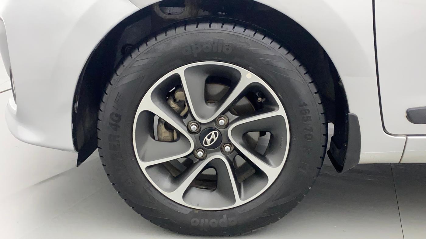 2017 Hyundai Grand i10 ASTA 1.2 KAPPA VTVT, CNG, Manual, 53,031 km, Left Front Wheel
