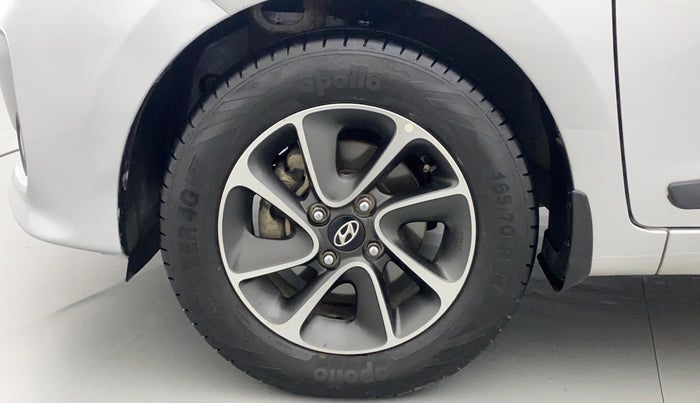 2017 Hyundai Grand i10 ASTA 1.2 KAPPA VTVT, CNG, Manual, 53,031 km, Left Front Wheel