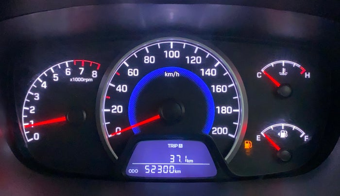 2017 Hyundai Grand i10 ASTA 1.2 KAPPA VTVT, CNG, Manual, 53,031 km, Odometer Image