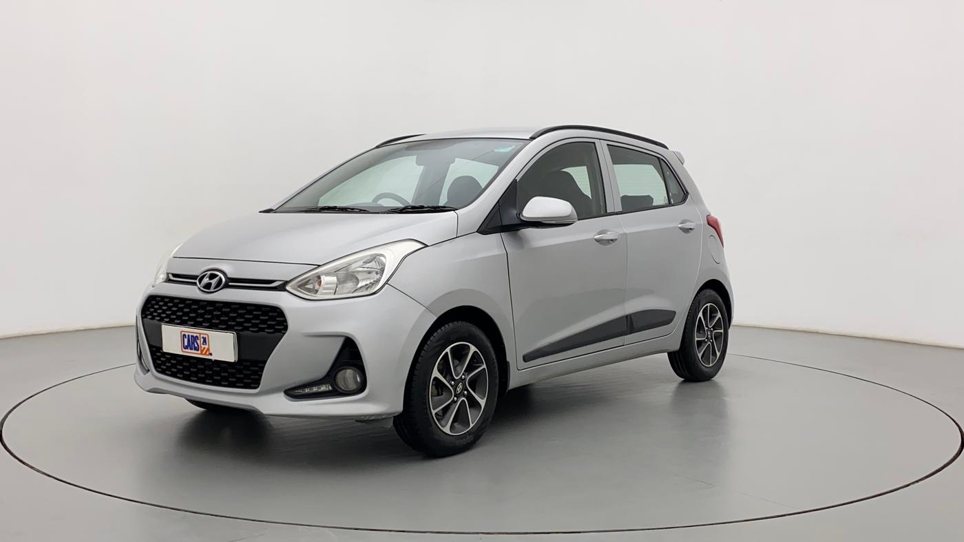 2017 Hyundai Grand i10 ASTA 1.2 KAPPA VTVT, CNG, Manual, 53,031 km, Left Front Diagonal