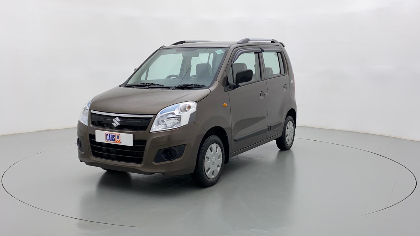 2018 Maruti Wagon R 1.0 LXI CNG, CNG, Manual, 15,299 km, Left Front Diagonal
