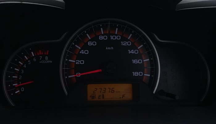 2016 Maruti Alto K10 VXI, Petrol, Manual, 27,372 km, Odometer Image