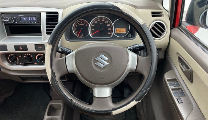 2010 Maruti Zen Estilo VXI, Petrol, Manual, 44,982 km, Steering Wheel Close Up