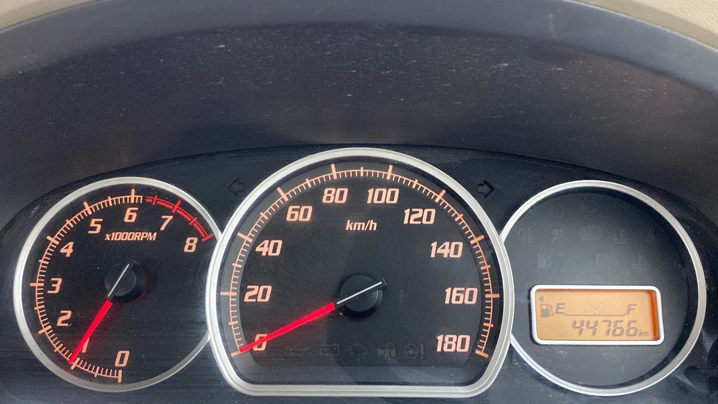 2010 Maruti Zen Estilo VXI, Petrol, Manual, 44,982 km, Odometer Image
