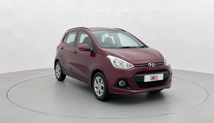 2015 Hyundai Grand i10 SPORTZ 1.2 KAPPA VTVT, Petrol, Manual, 47,387 km, Right Front Diagonal
