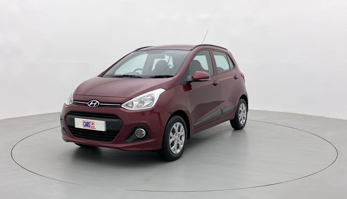 2015 Hyundai Grand i10 SPORTZ 1.2 KAPPA VTVT, Petrol, Manual, 47,387 km, Left Front Diagonal