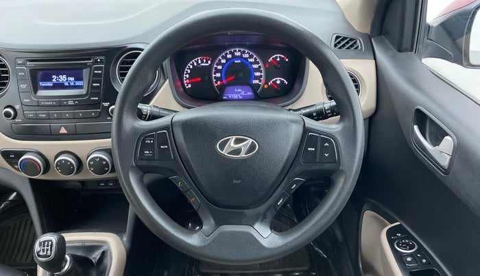 2015 Hyundai Grand i10 SPORTZ 1.2 KAPPA VTVT, Petrol, Manual, 47,387 km, Steering Wheel Close Up
