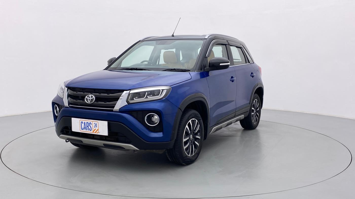 2020 Toyota URBAN CRUISER PREMIUM DUAL TONE AT, Petrol, Automatic, 14,262 km, Left Front Diagonal