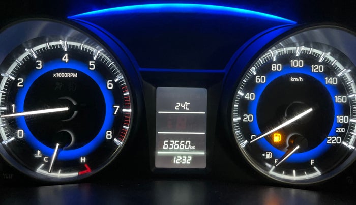 2019 Maruti Baleno DELTA PETROL 1.2, Petrol, Manual, 63,648 km, Odometer Image