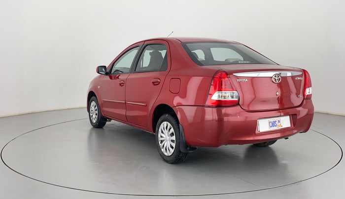 2012 Toyota Etios G, Petrol, Manual, 67,685 km, Left Back Diagonal