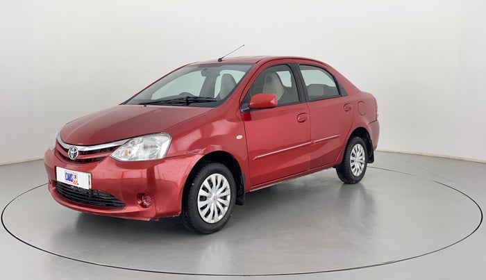 2012 Toyota Etios G, Petrol, Manual, 67,685 km, Left Front Diagonal