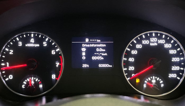 2021 KIA SELTOS HTE 1.5 PETROL, CNG, Manual, 60,780 km, Odometer Image