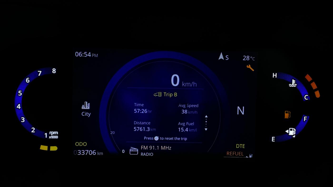 2024 Tata NEXON CREATIVE+ AMT 1.2 PETROL, Petrol, Automatic, 33,697 km, Odometer Image