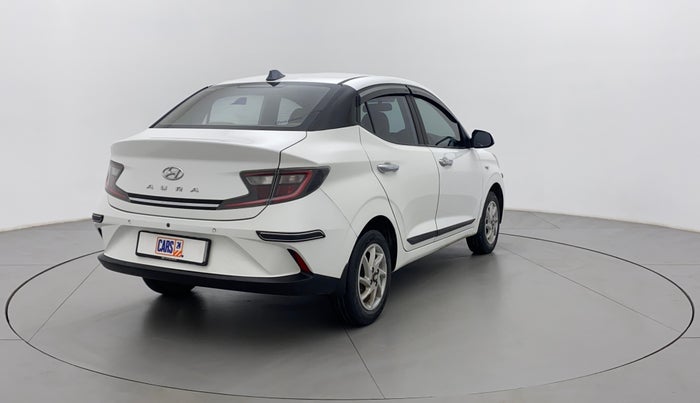 2021 Hyundai AURA S 1.2 CNG, CNG, Manual, 66,390 km, Right Back Diagonal