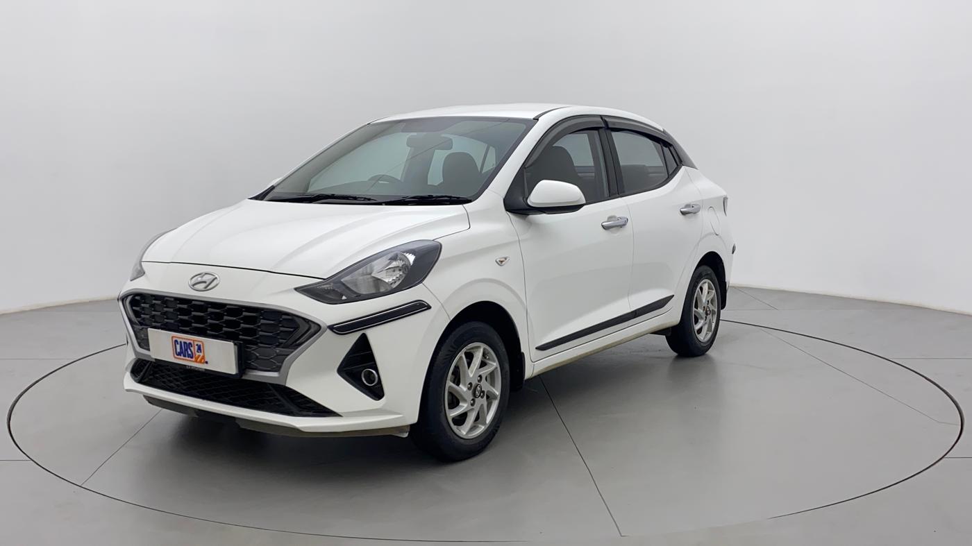 2021 Hyundai AURA S 1.2 CNG, CNG, Manual, 66,390 km, Left Front Diagonal