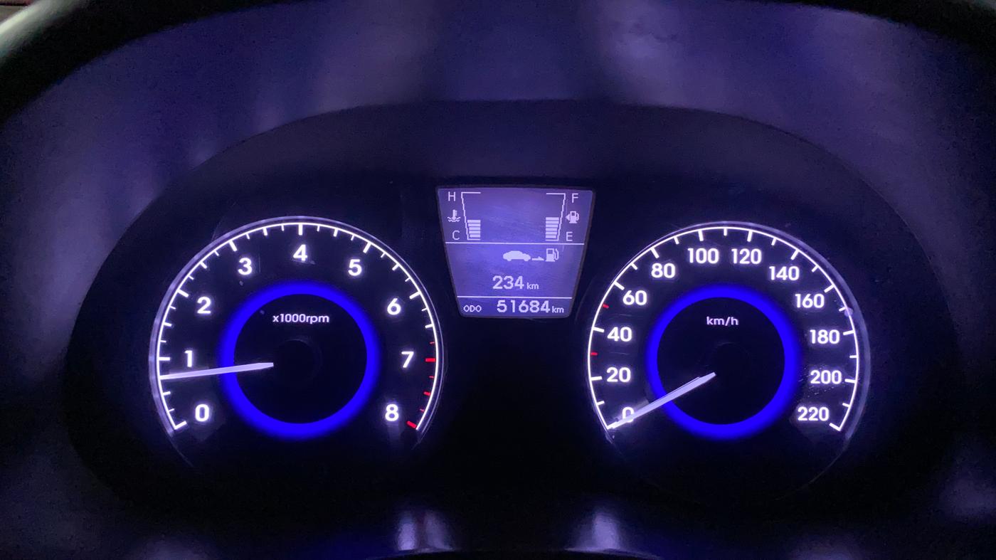2015 Hyundai Verna FLUIDIC 4S 1.6 VTVT S(O), Petrol, Manual, 51,666 km, Odometer Image