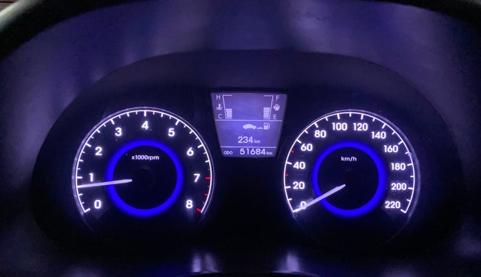 2015 Hyundai Verna FLUIDIC 4S 1.6 VTVT S(O), Petrol, Manual, 51,666 km, Odometer Image