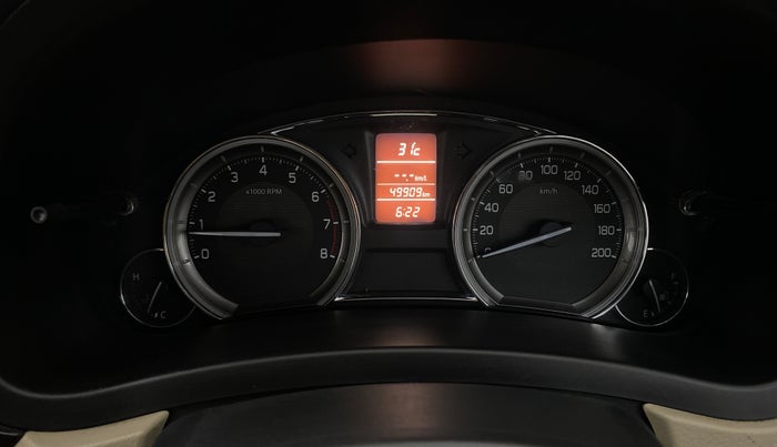 2017 Maruti Ciaz ALPHA 1.4 PETROL, Petrol, Manual, 49,903 km, Odometer Image
