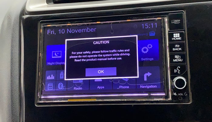 2017 Honda WR-V 1.5L I-DTEC VX MT, Diesel, Manual, 36,814 km, Infotainment system - Not working