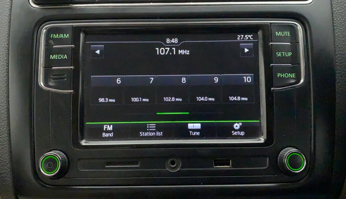 2017 Skoda Rapid STYLE 1.5 TDI AT, Diesel, Automatic, 1,04,045 km, Infotainment System