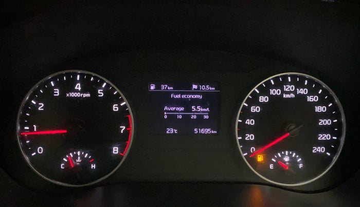 2019 KIA SELTOS HTX 1.5 PETROL, Petrol, Manual, 51,695 km, Odometer Image