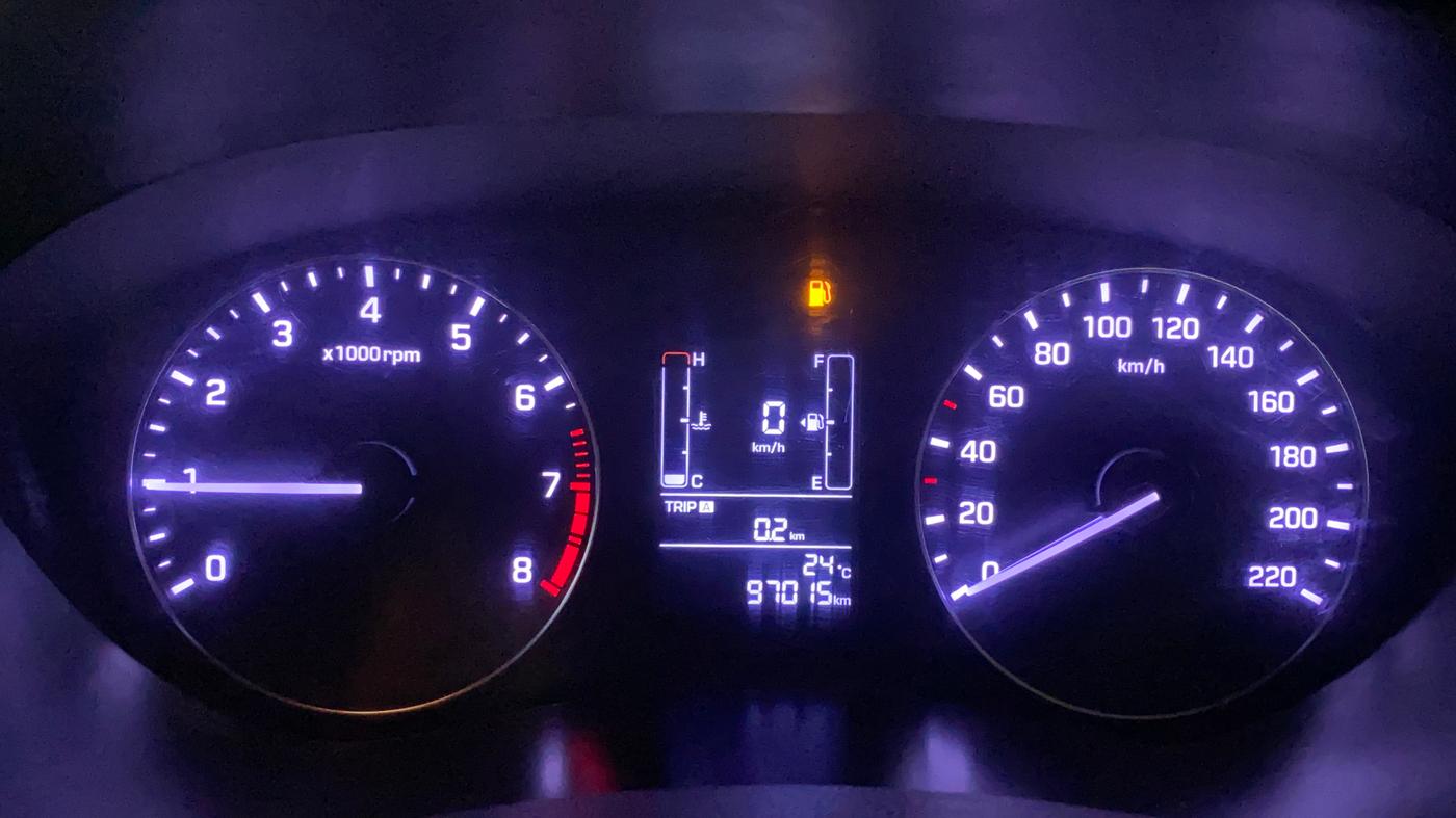 2017 Hyundai Elite i20 SPORTZ 1.2, Petrol, Manual, 97,055 km, Odometer Image