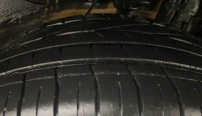 2021 Tata NEXON XZA PLUS SUNROOF PETROL, Petrol, Automatic, 21,989 km, Left Rear Tyre Tread