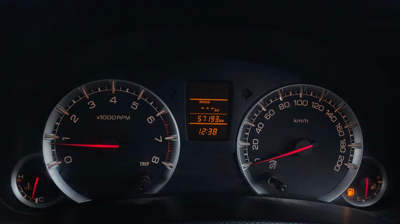 2016 Maruti Swift VXI, Petrol, Manual, 57,380 km, Odometer Image