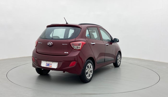 2014 Hyundai Grand i10 SPORTZ 1.2 KAPPA VTVT, Petrol, Manual, 63,799 km, Right Back Diagonal