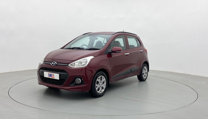 2014 Hyundai Grand i10 SPORTZ 1.2 KAPPA VTVT, Petrol, Manual, 63,799 km, Left Front Diagonal